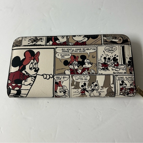 NWT Kate Spade x Disney White Leather Minnie Mouse Large Continental Wallet - Picture 3 of 6